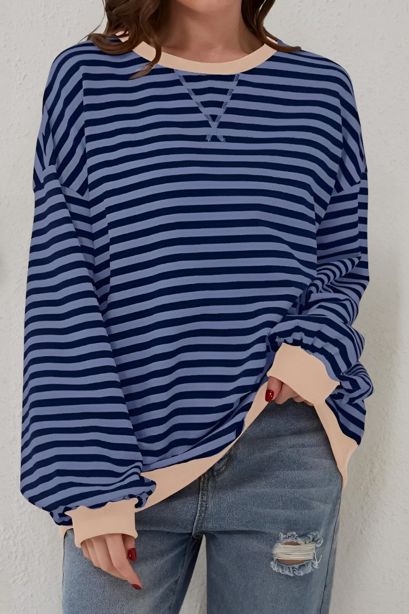 Mae™ | Sweatshirt rayé