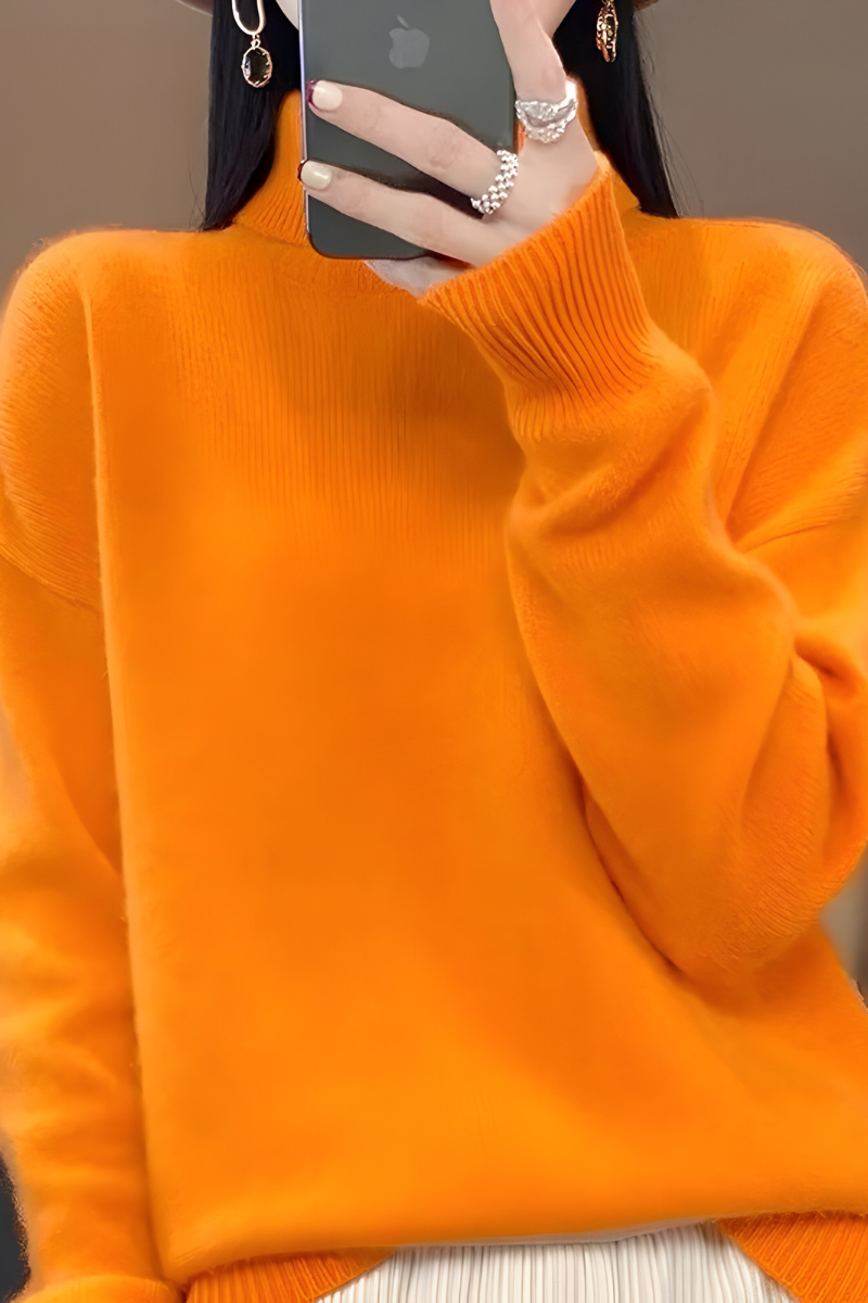 Elyn™ | Pull Col Roulé Tricoté Douillet