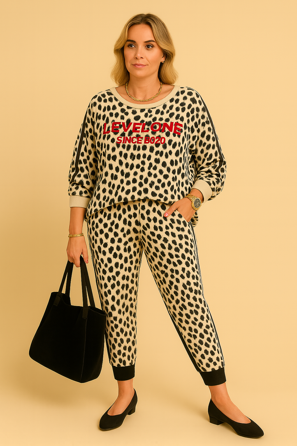 Lirynne™ | Ensemble assorti imprimé moderne