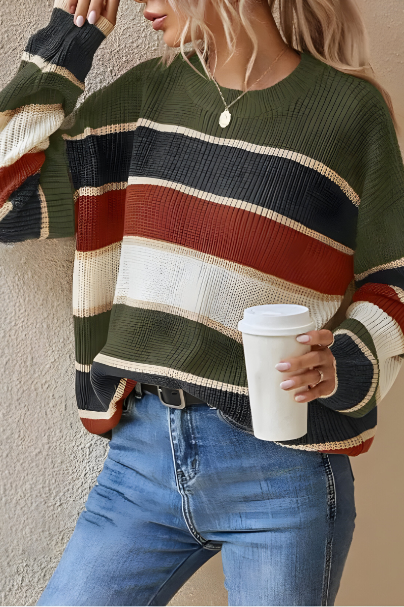 Lina™ | Pull d'Automne Tricoté