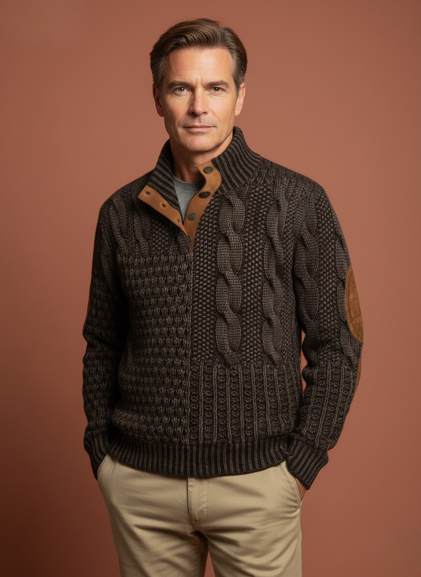 Otis™ | Pull Tricoté Texturé Stylé