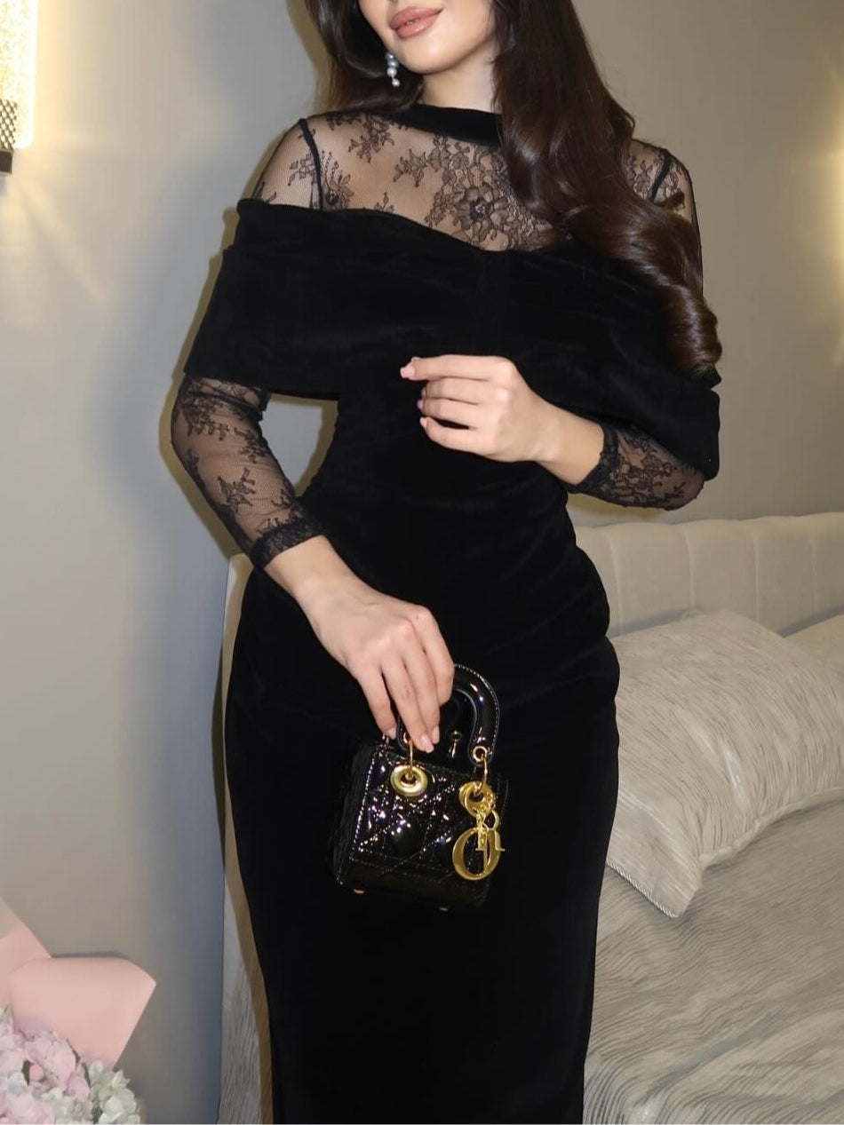 Alix™ | Robe Maxi En Dentelle Élégante