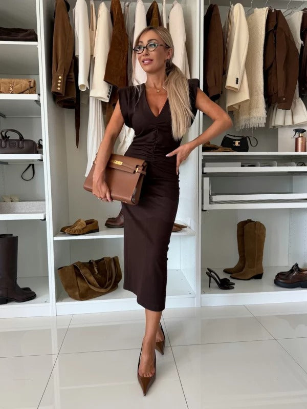 Chantal | Élégante Robe Midi