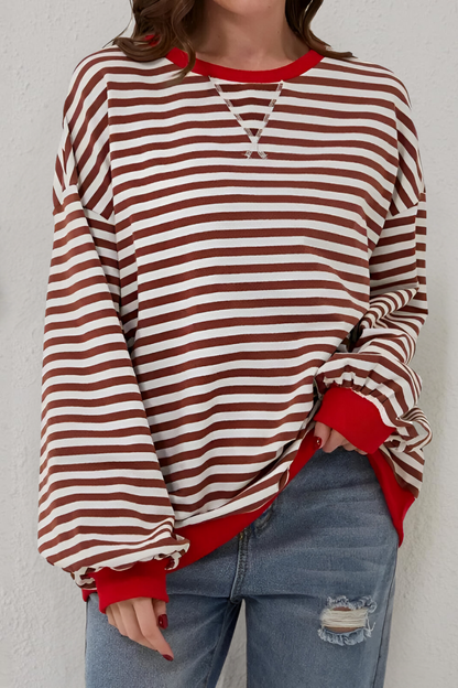 Mae™ | Sweatshirt rayé