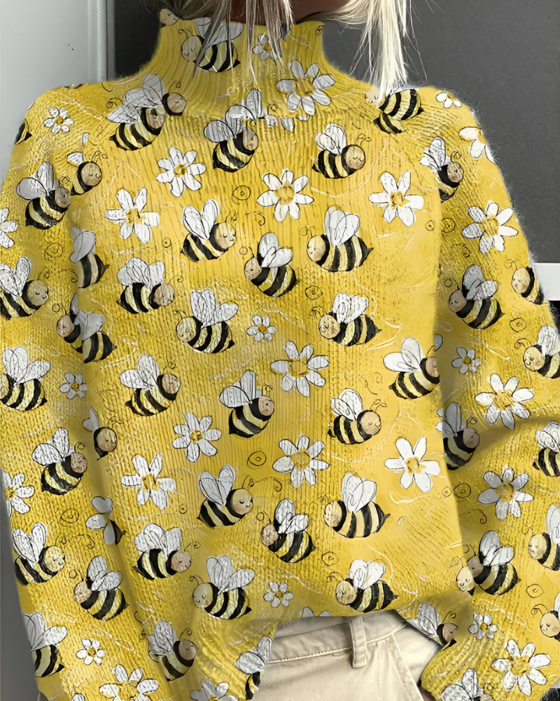 Edda™ | Pull Tricoté Graphique Casual