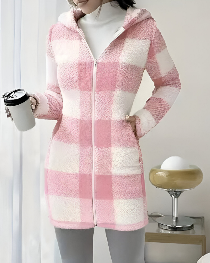 Zari™ | Manteau Moderne Chaud à Capuche