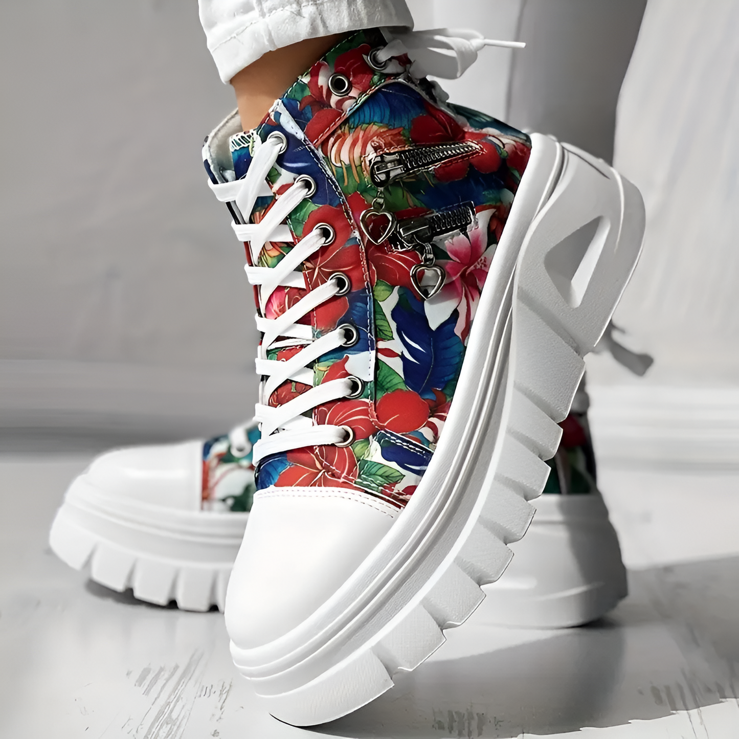 Elin™ | Baskets Orthopédiques Hautes en Jean