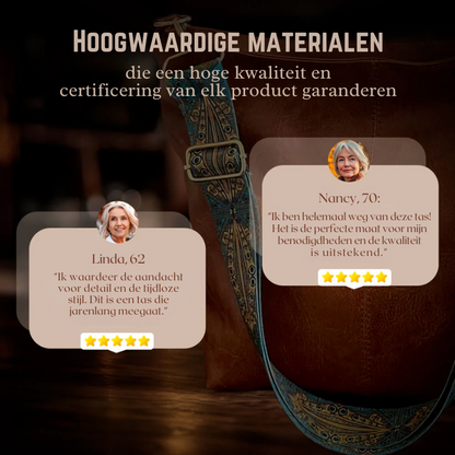 Charme Vintage de Chelsey | Sac à Bandoulière en Cuir Vegan