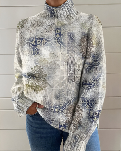 Edda™ | Pull Tricoté Graphique Casual