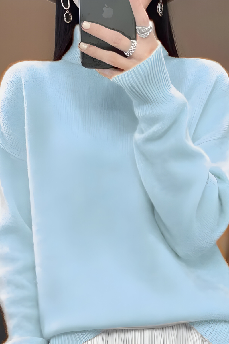 Elyn™ | Pull Col Roulé Tricoté Douillet