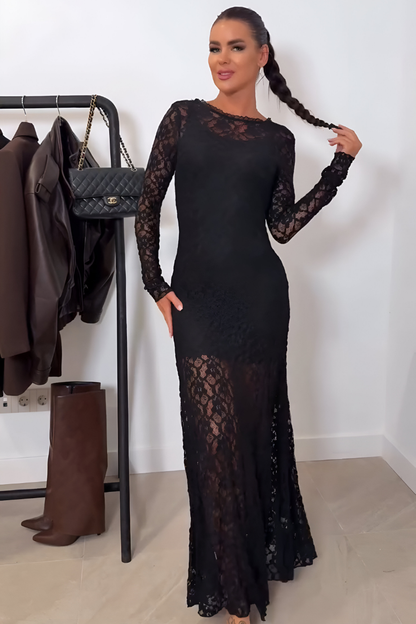 Rona™ | Robe Maxi Élégante en Dentelle