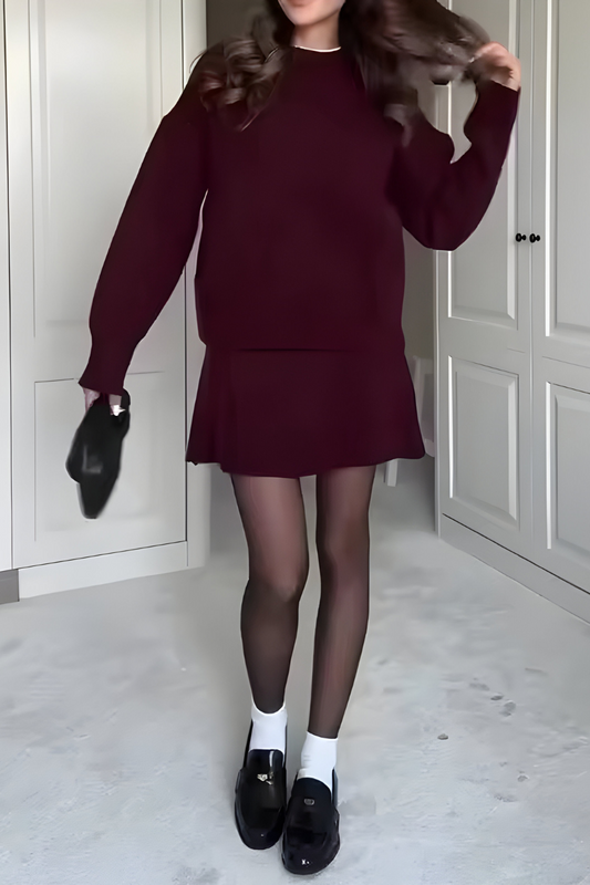 Mirea™ | Ensemble chic en tricot deux pièces