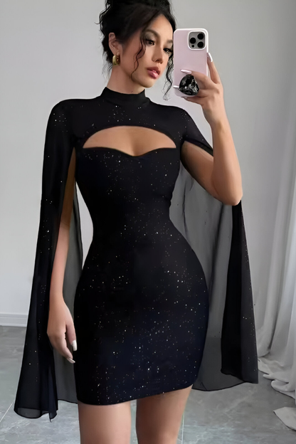 Liora™ | Robe Courte Moderne Pailletée