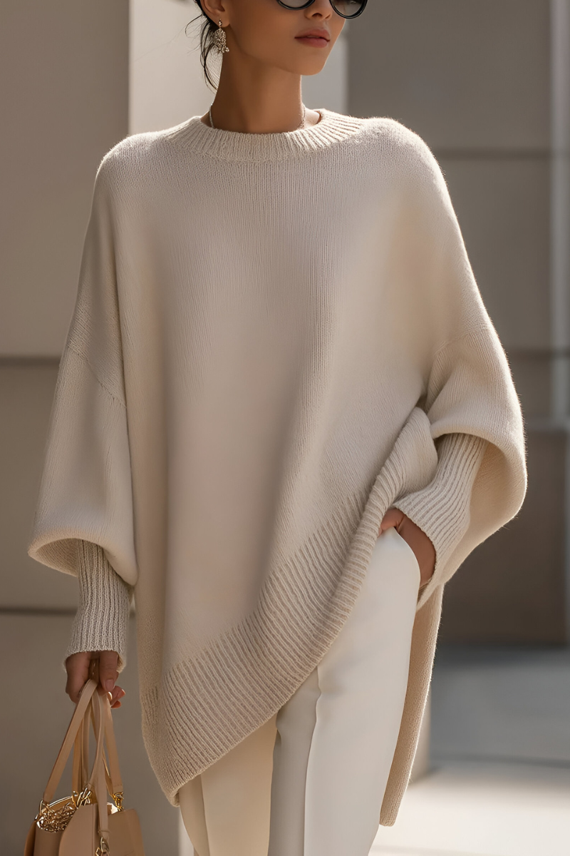 Nari™ | Pull Tricoté Oversize Élégant