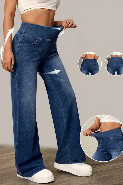 Novi™ | Pantalon Large À Taille Haute