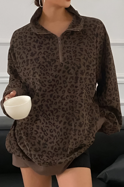 Mara™ | Pull Confortable Imprimé Léopard