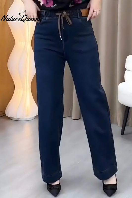 Tyla™ | Pantalon Décontracté En Coton Stretch Avec Taille Élastique