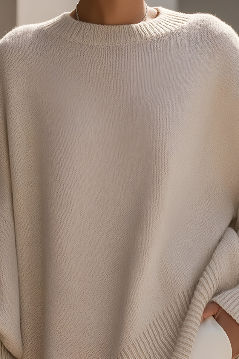 Nari™ | Pull Tricoté Oversize Élégant