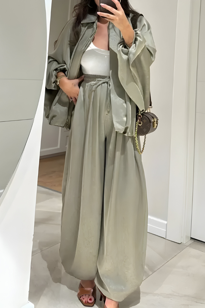 Elaris™ | Ensemble lounge moderne et décontracté avec cordon de serrage