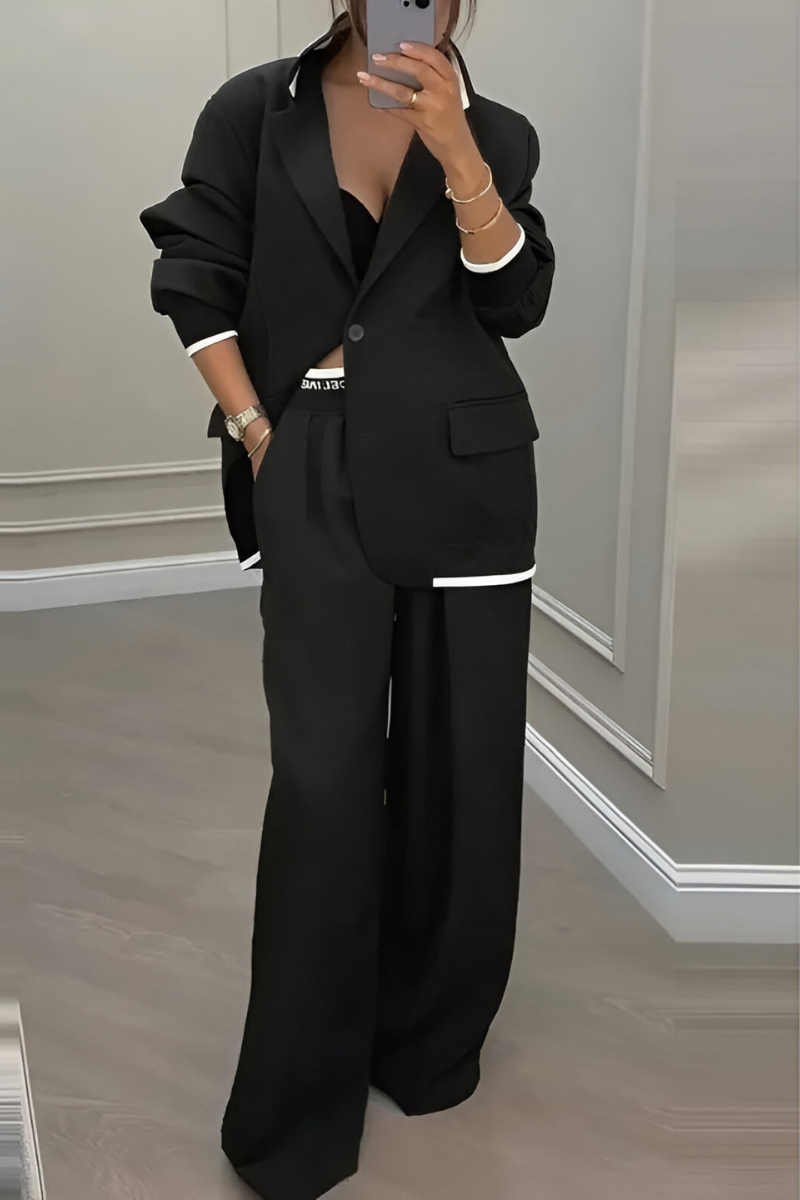 Esra™ | Ensemble blazer décontracté et élégant