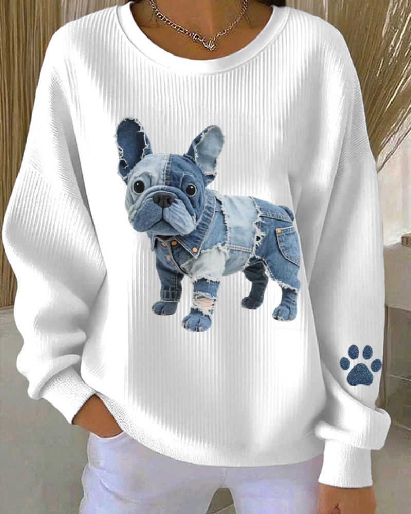 Dax™ | Pull Confortable Avec Imprimé Patchwork D’Animaux