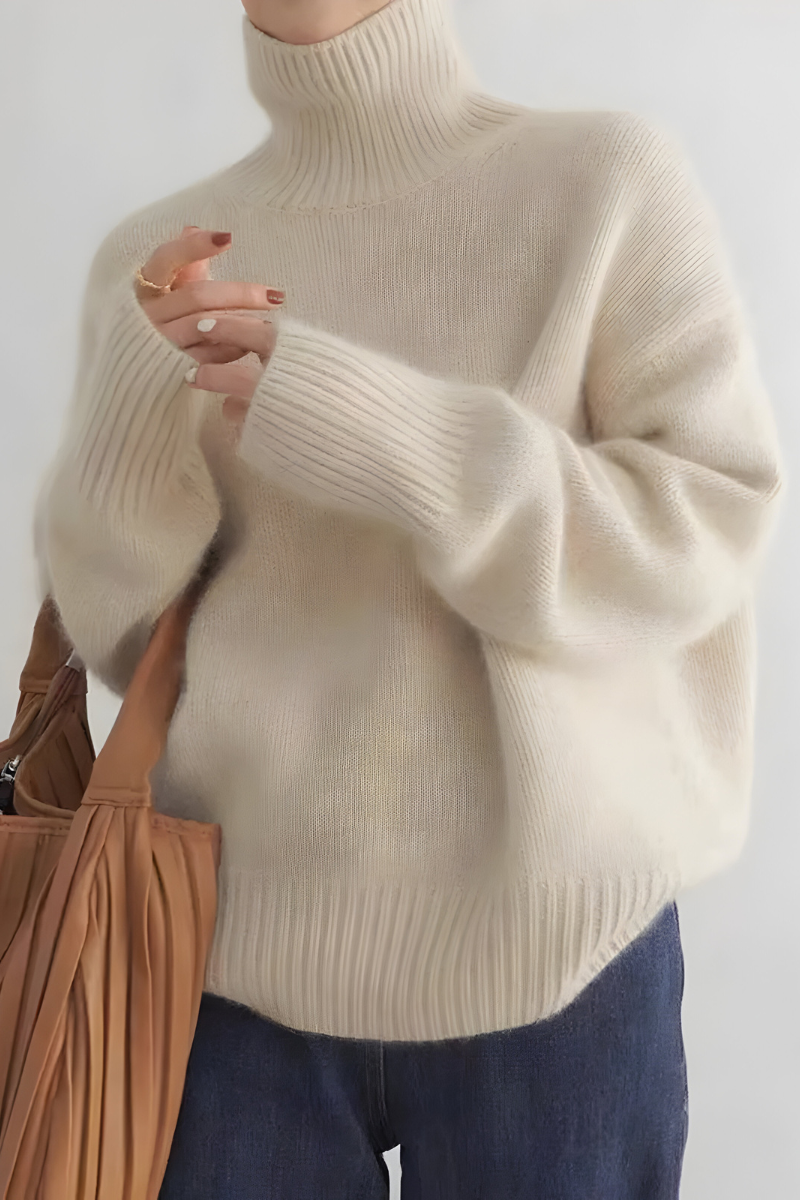 Elyn™ | Pull Col Roulé Tricoté Douillet