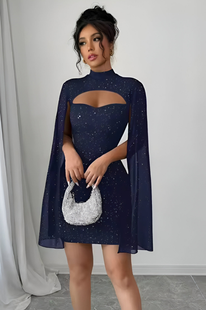 Liora™ | Robe Courte Moderne Pailletée