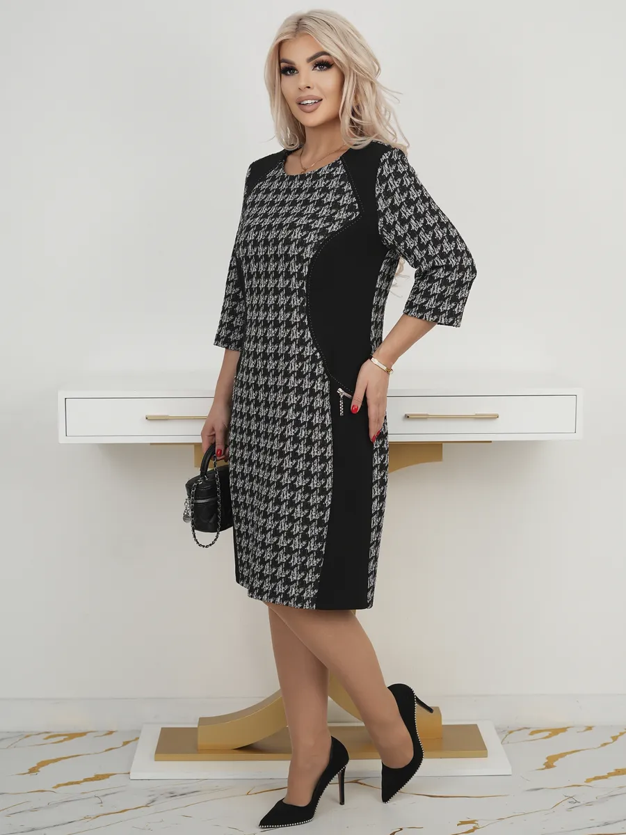 Lysa™ | Robe Midi Stylée à Motifs