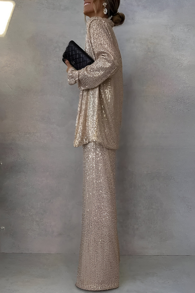Zami™ | Ensemble Deux Pièces Élégant à Paillettes