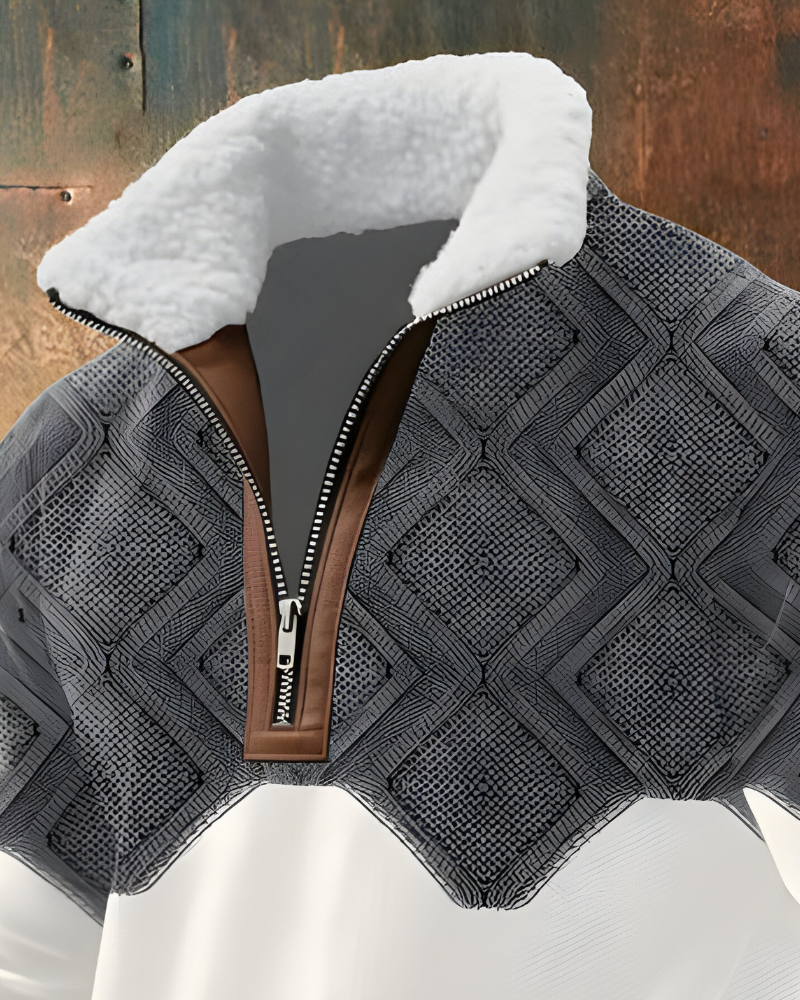 Hugo™ | Pull Demi Zip Texturé Confortable