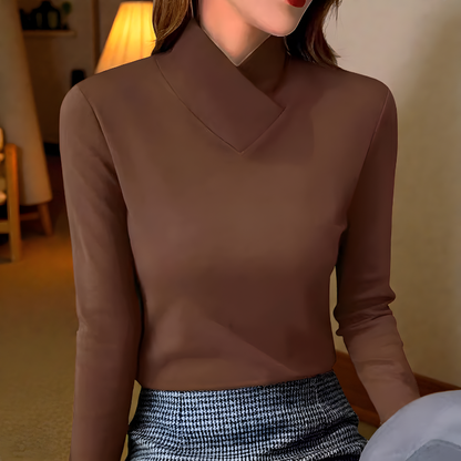 Mira™ | Top Élégant Minimal Manches Longues