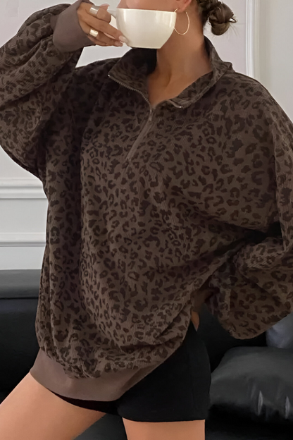 Mara™ | Pull Confortable Imprimé Léopard