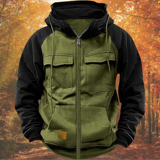 Laro™ | Sweat À Capuche Casual À Demi-Zip