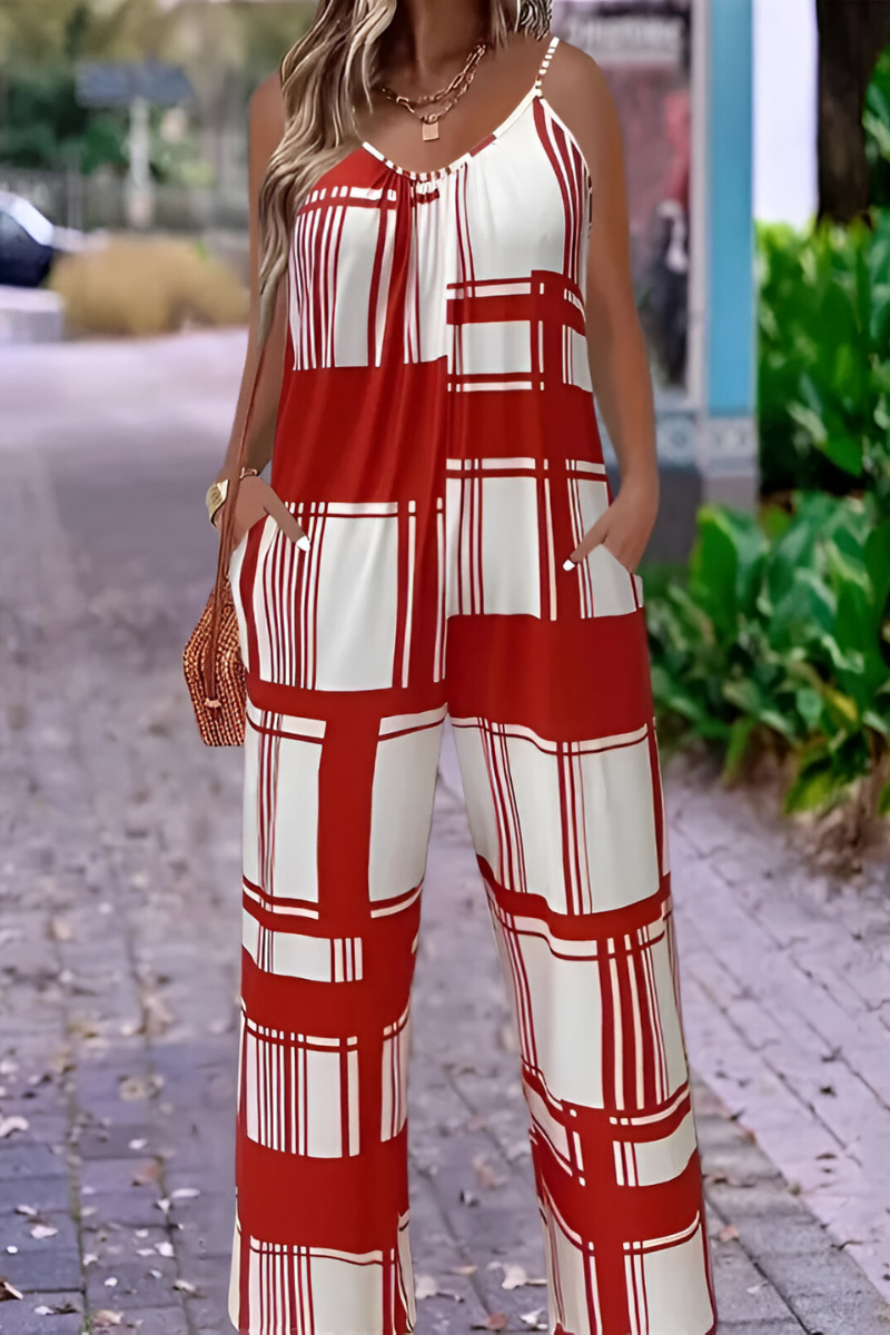 Niva™ | Combinaison Stylée Brillante à Jambes Larges