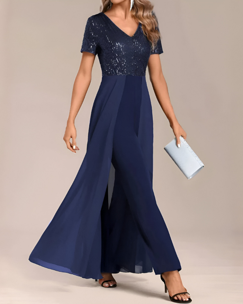 Lova™ | Combinaison Robe Élégante à Paillettes