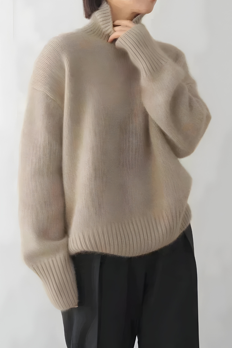 Elyn™ | Pull Col Roulé Tricoté Douillet