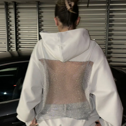 Lirane™ | Pull élégant avec dos en cristal