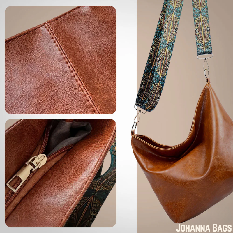 Charme Vintage de Chelsey | Sac à Bandoulière en Cuir Vegan