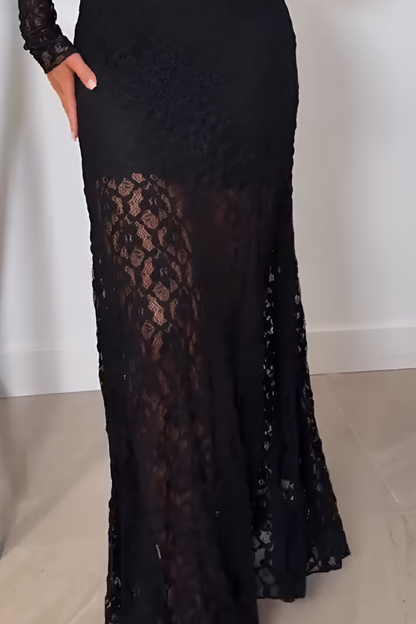 Rona™ | Robe Maxi Élégante en Dentelle