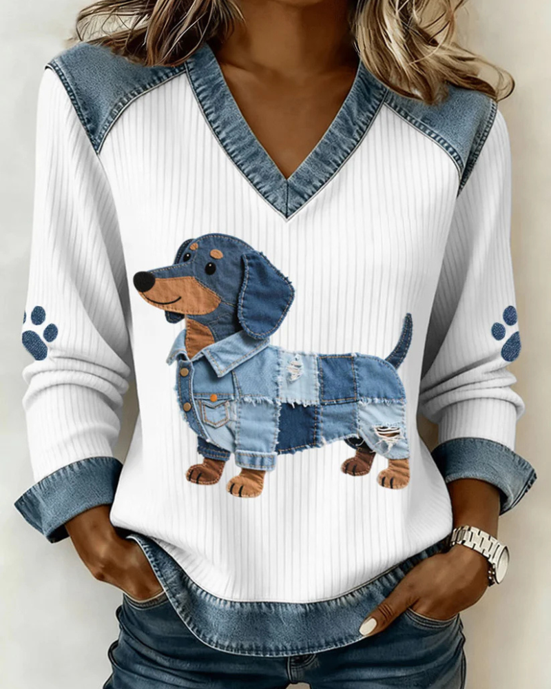 Dax™ | Pull Confortable Avec Imprimé Patchwork D’Animaux