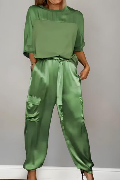 Enya™ | Ensemble Coordonné Élégant et Soyeux