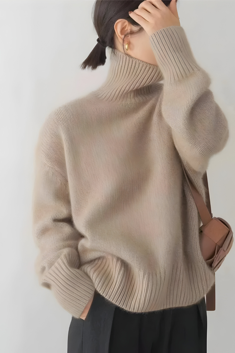 Elyn™ | Pull Col Roulé Tricoté Douillet