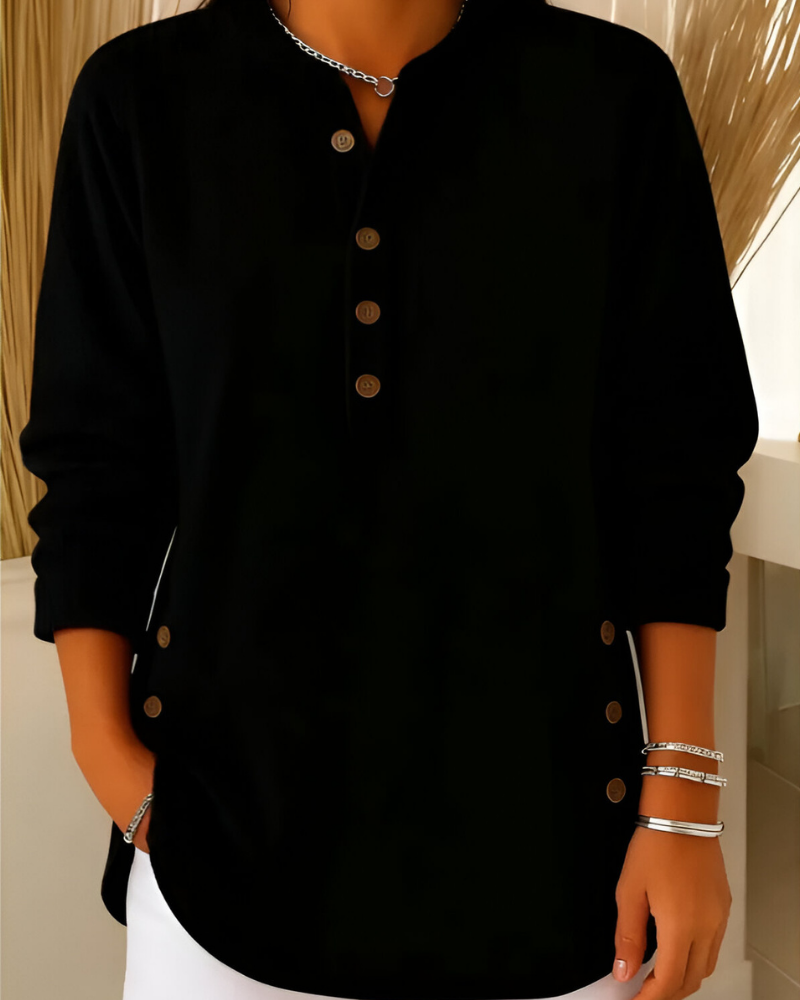 Neris™ | Top moderne en maille à manches longues