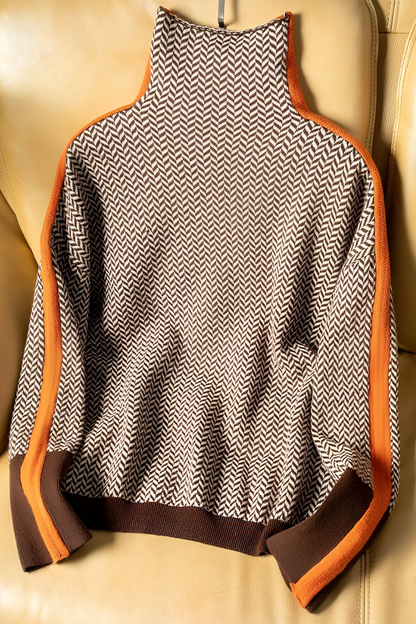 Nila™ | Pull tendance à col montant et coupe décontractée