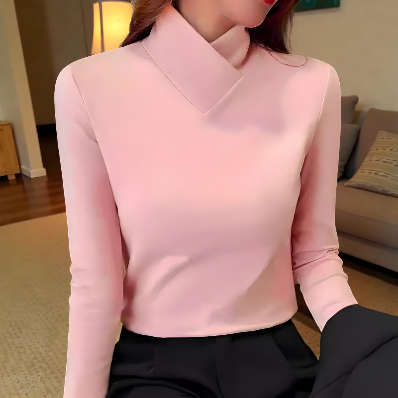 Mira™ | Top Élégant Minimal Manches Longues