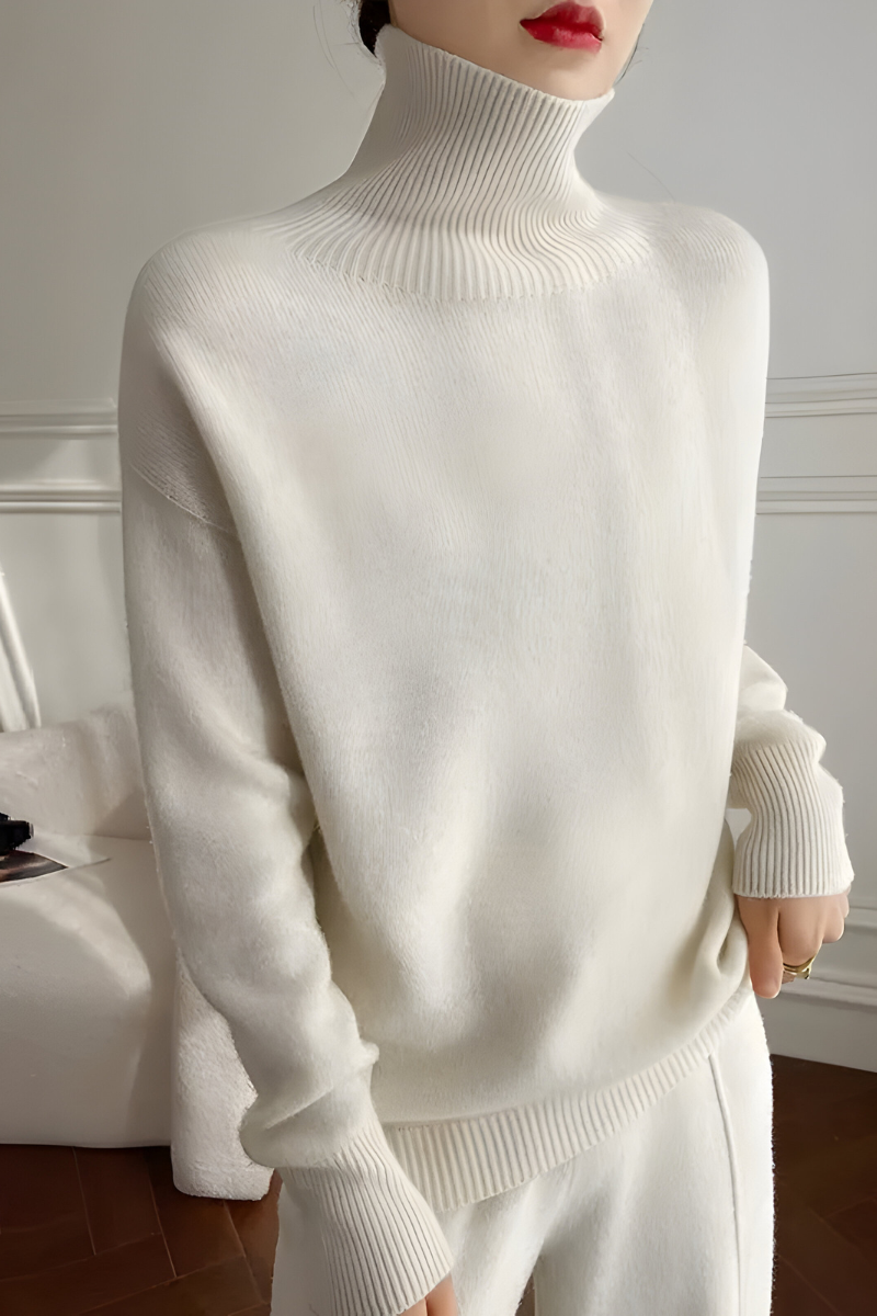 Elyn™ | Pull Col Roulé Tricoté Douillet