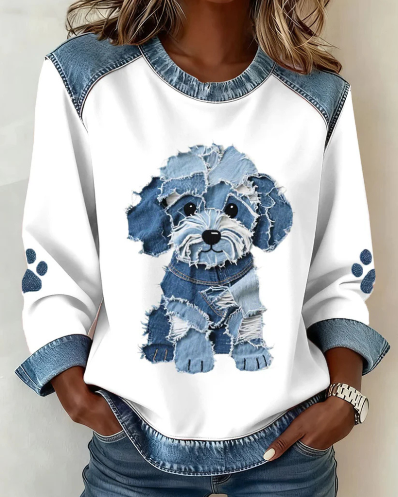 Dax™ | Pull Confortable Avec Imprimé Patchwork D’Animaux