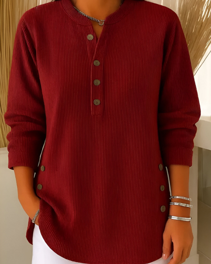 Neris™ | Top moderne en maille à manches longues