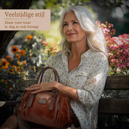 Silke’s Luxe Statement | Sac intemporel en cuir vegan