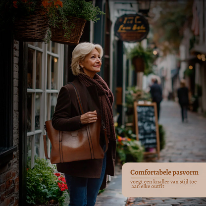 Le Favori de Nicole | Sac à Bandoulière Vintage en Cuir Vegan